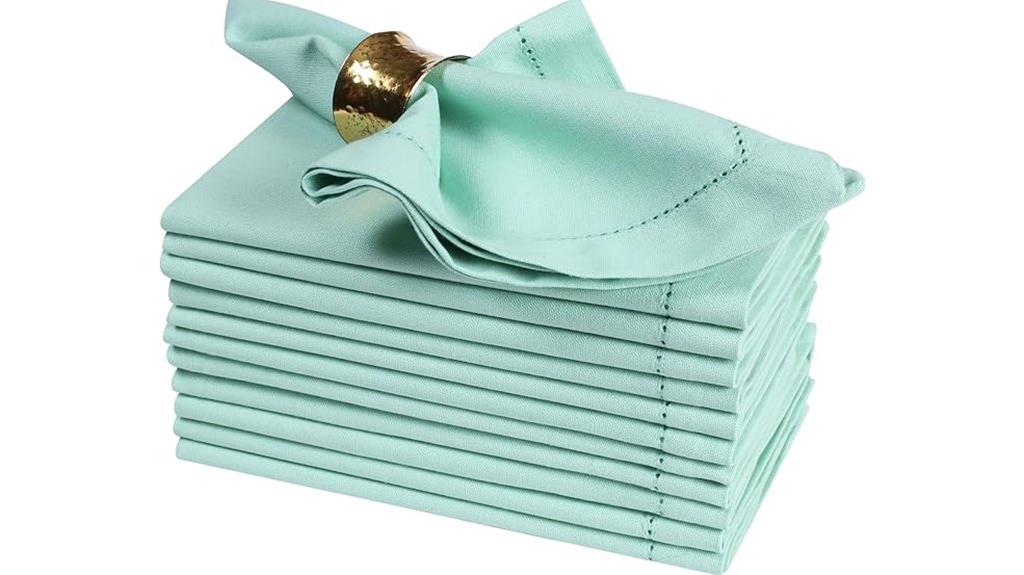 hemstitched cloth napkin set