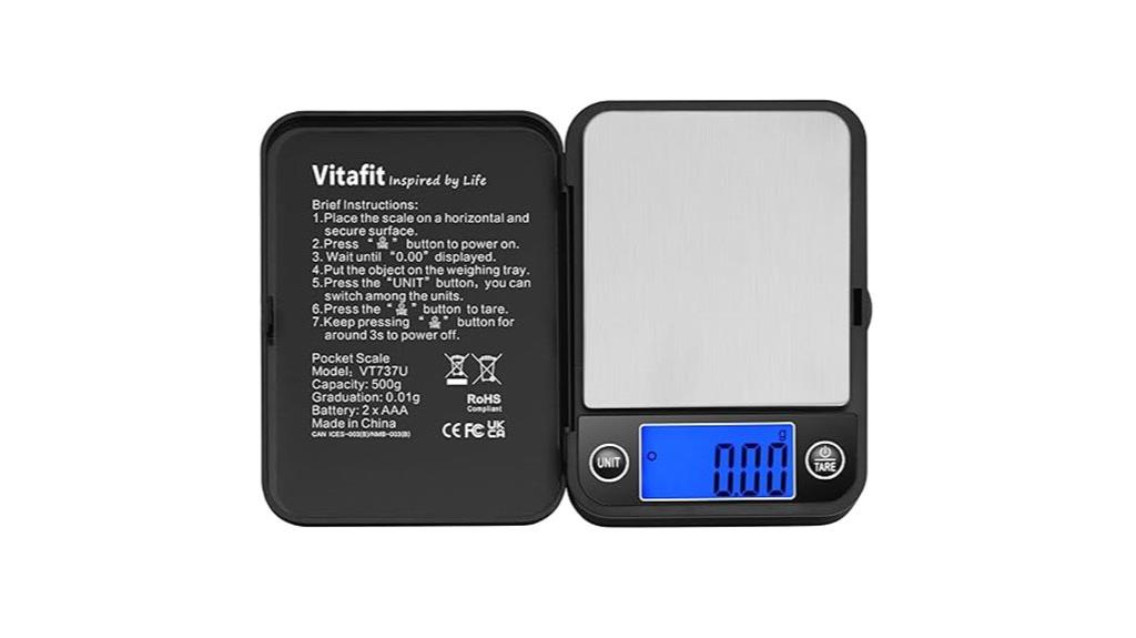 high accuracy pocket scale