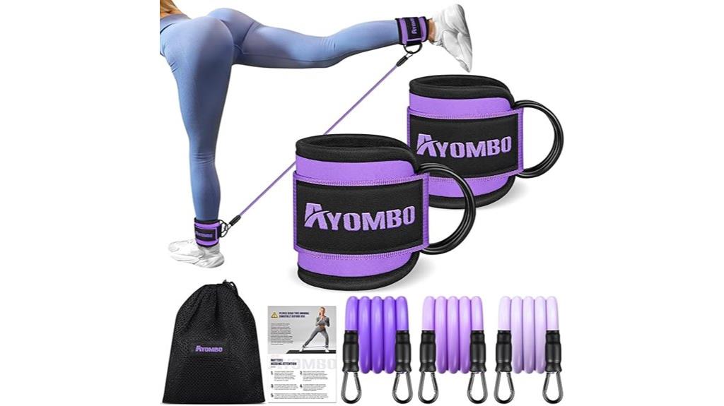 home gym ankle bands