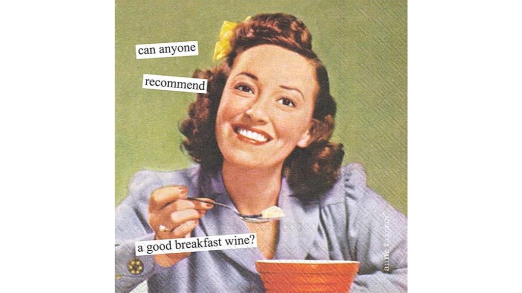 ideal retro cocktail napkins