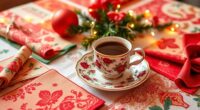 impressive holiday coffee napkins