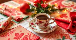 impressive holiday coffee napkins