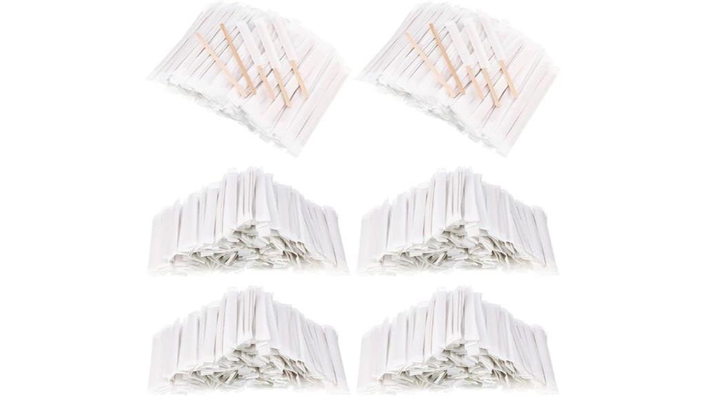 individually wrapped coffee stirrers