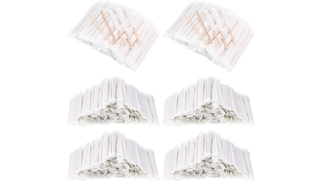 individually wrapped coffee stirrers