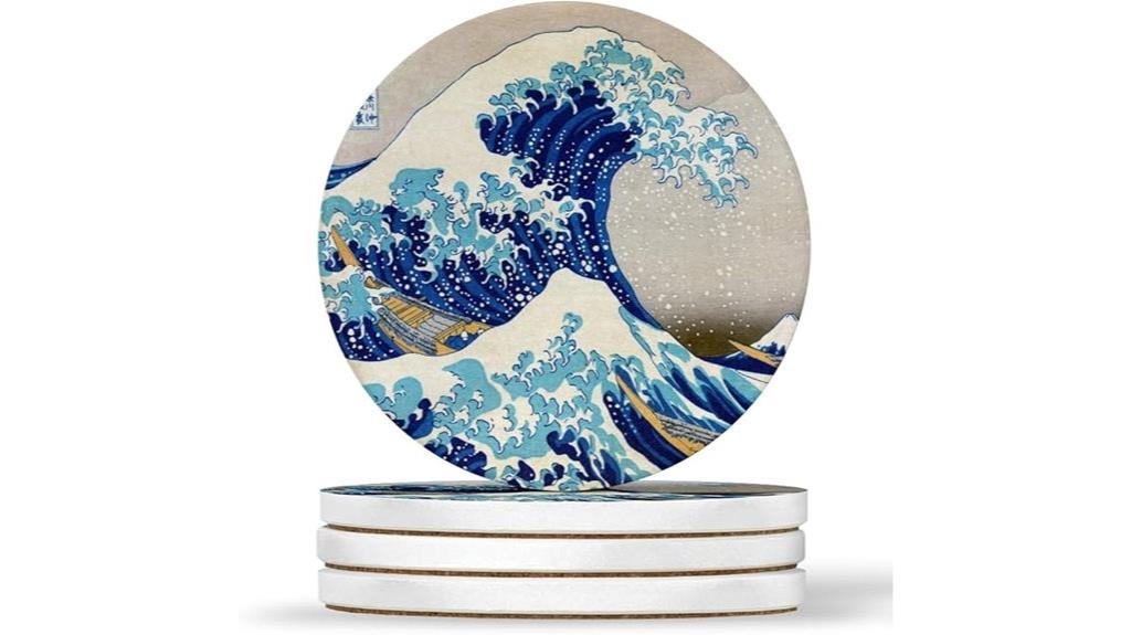 kanagawa wave coaster set
