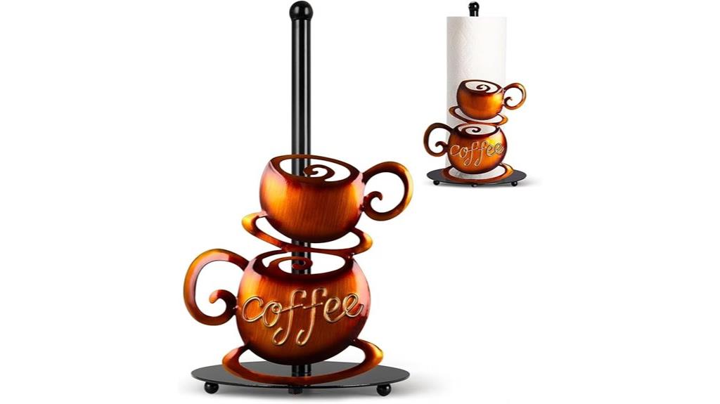 kitchen decor paper towel holder