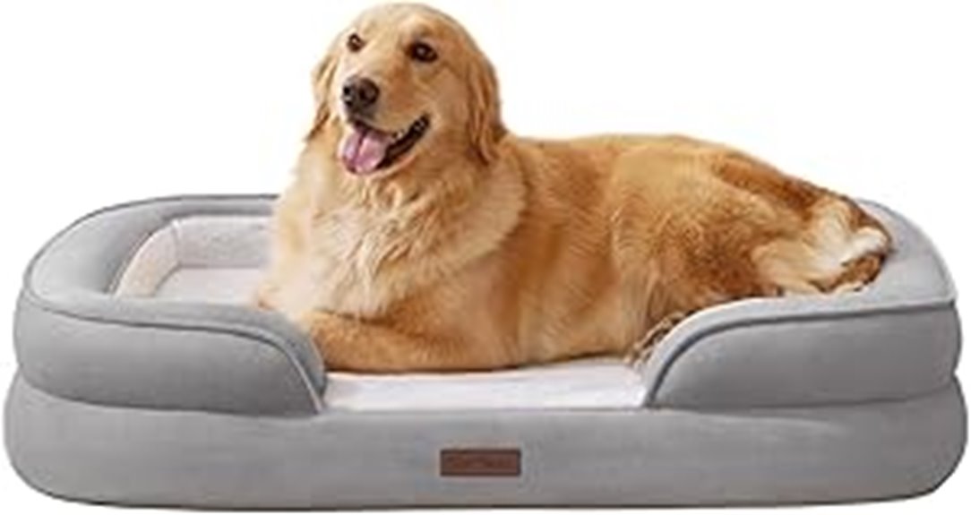 large orthopedic dog bed