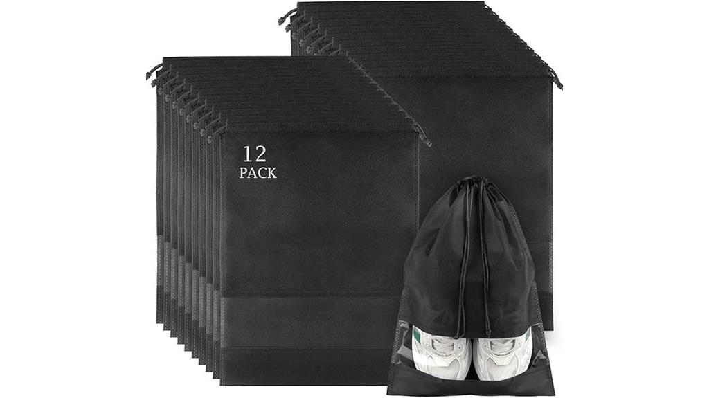 large shoe packing bags