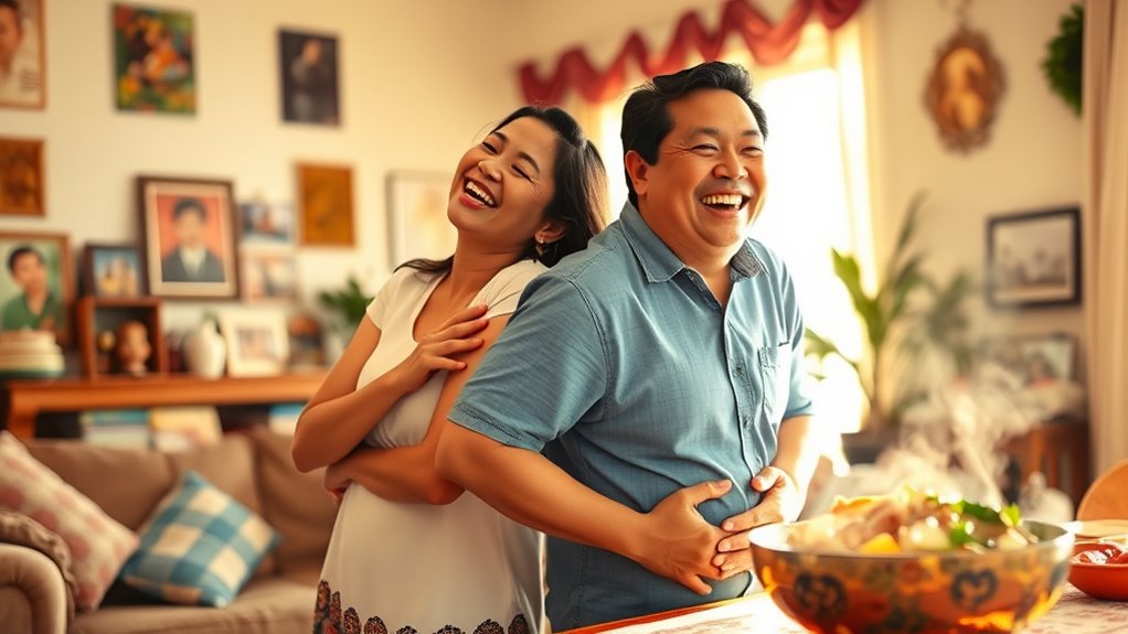 laughter eases conflict resolution
