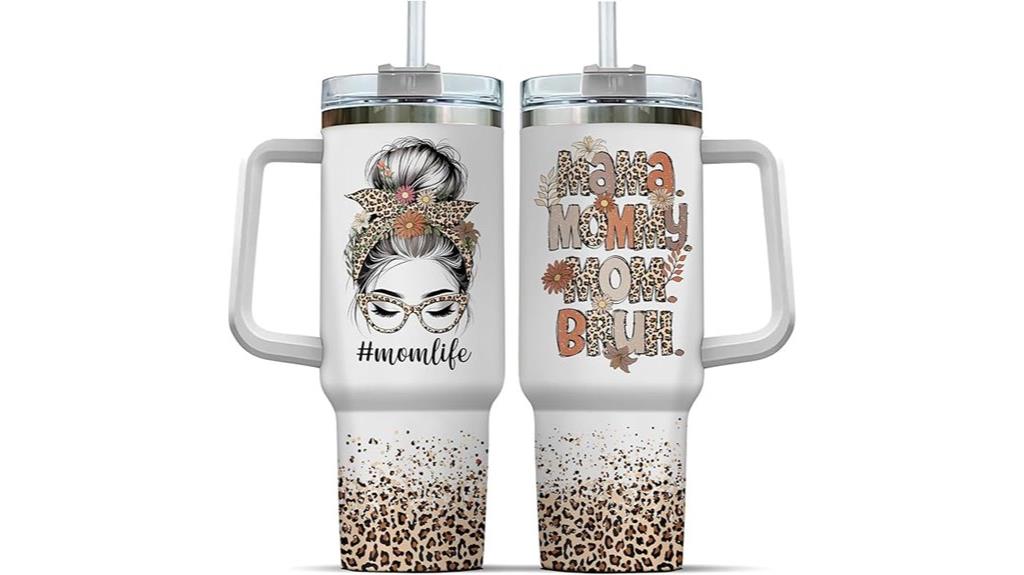 leopard print tumbler 40 oz