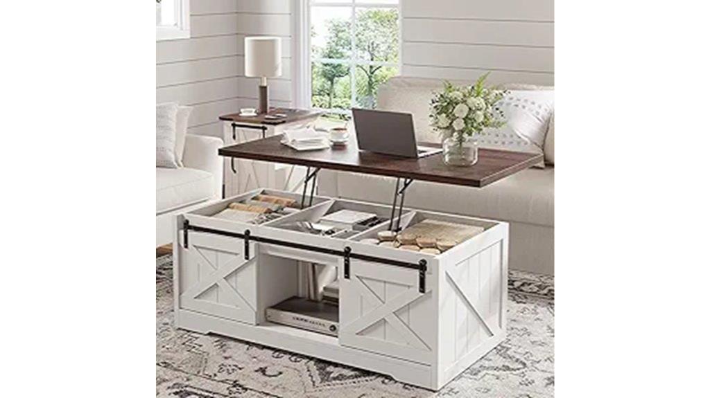 lift top storage table