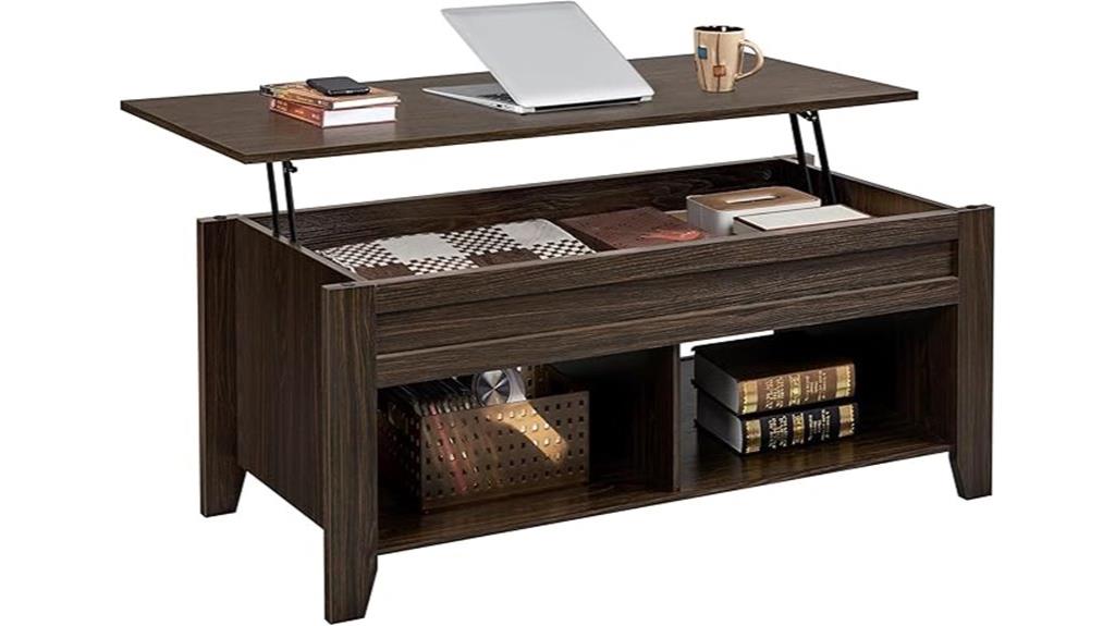lift top storage table