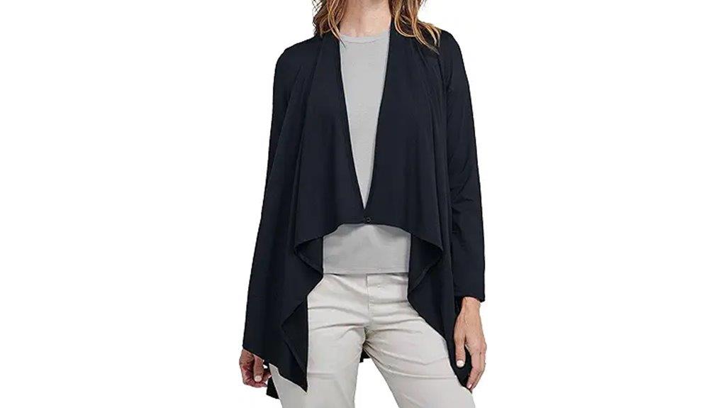 lightweight travel sweater cardigan