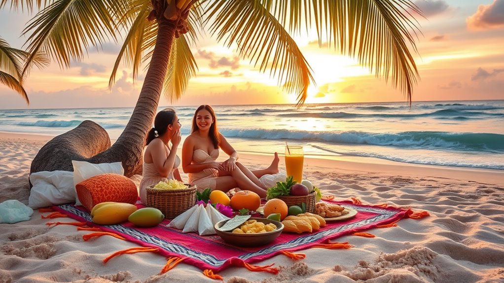 local cuisine beach picnic