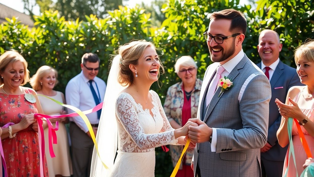 love laughter ceremony joy