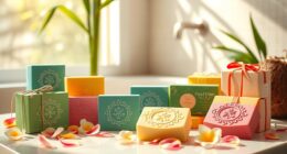 luxurious scented soaps selection