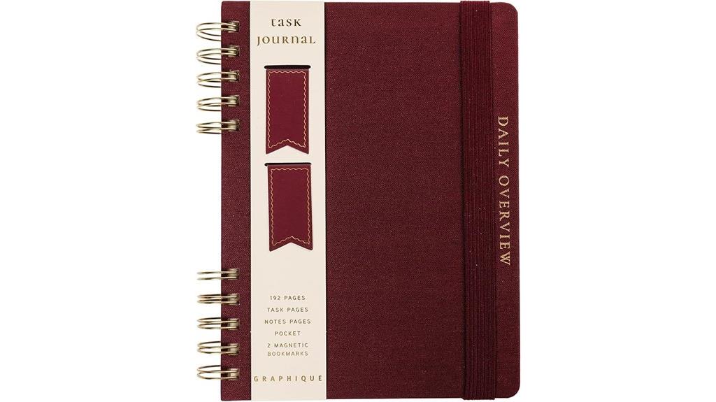 luxury daily task journal