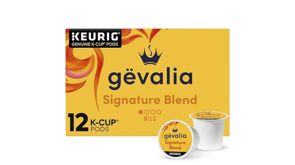 mild roast coffee pods