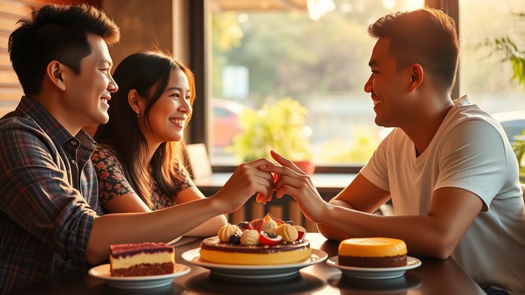modern love and desserts