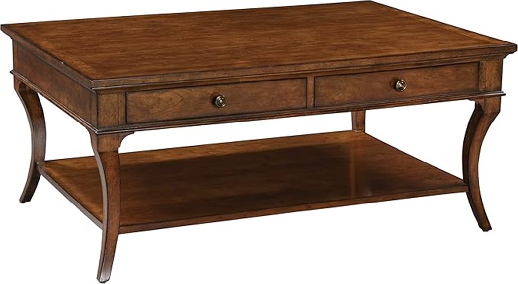 modern rectangular coffee table