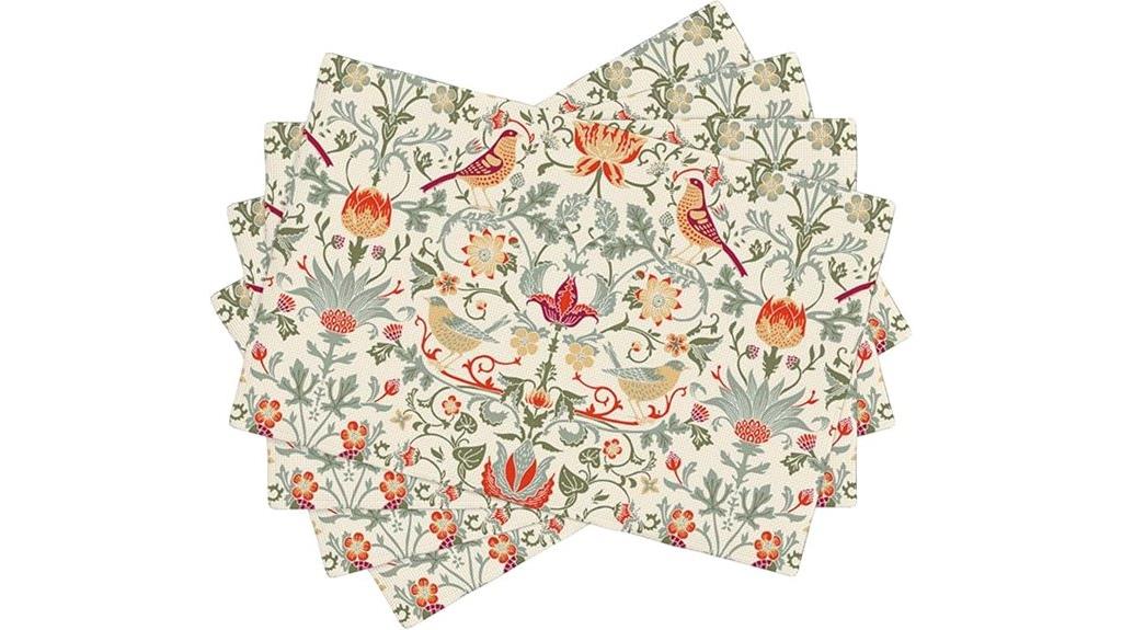 morris strawberry thieves placemats