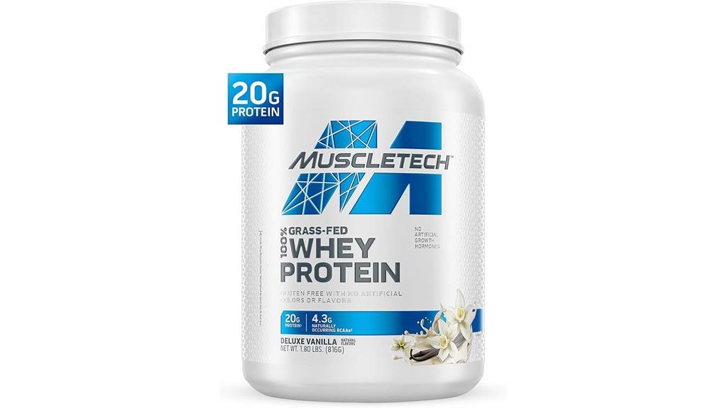muscletech vanilla whey protein