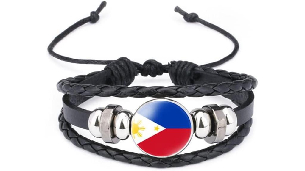 national flags bangle bracelet
