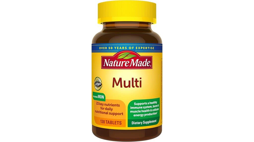 nature made iron multivitamins