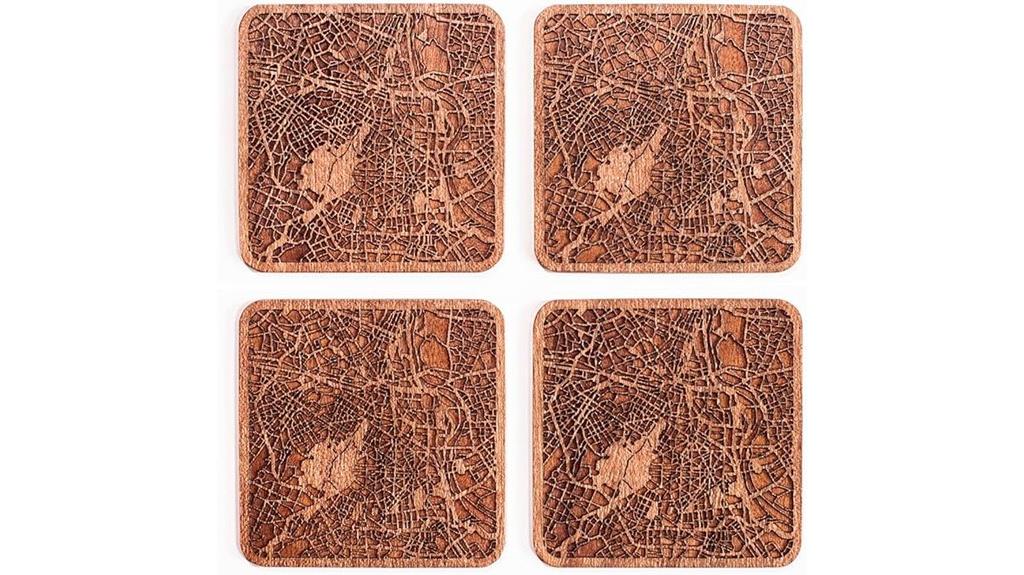 new delhi map coasters
