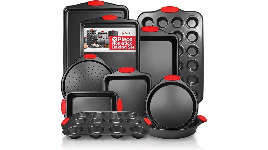 non stick baking pan set
