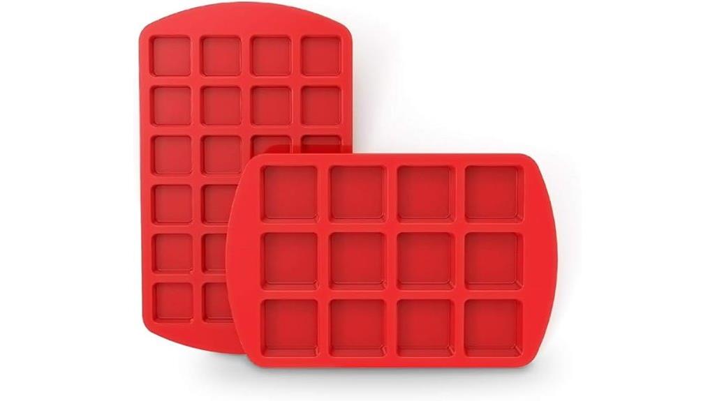 non stick brownie baking molds