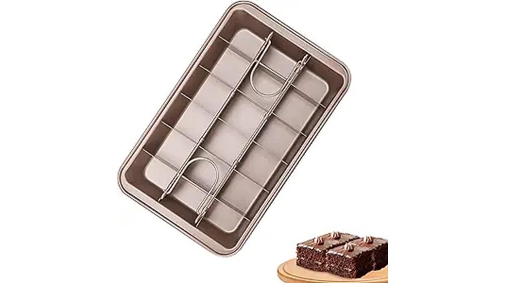 non stick brownie baking pan