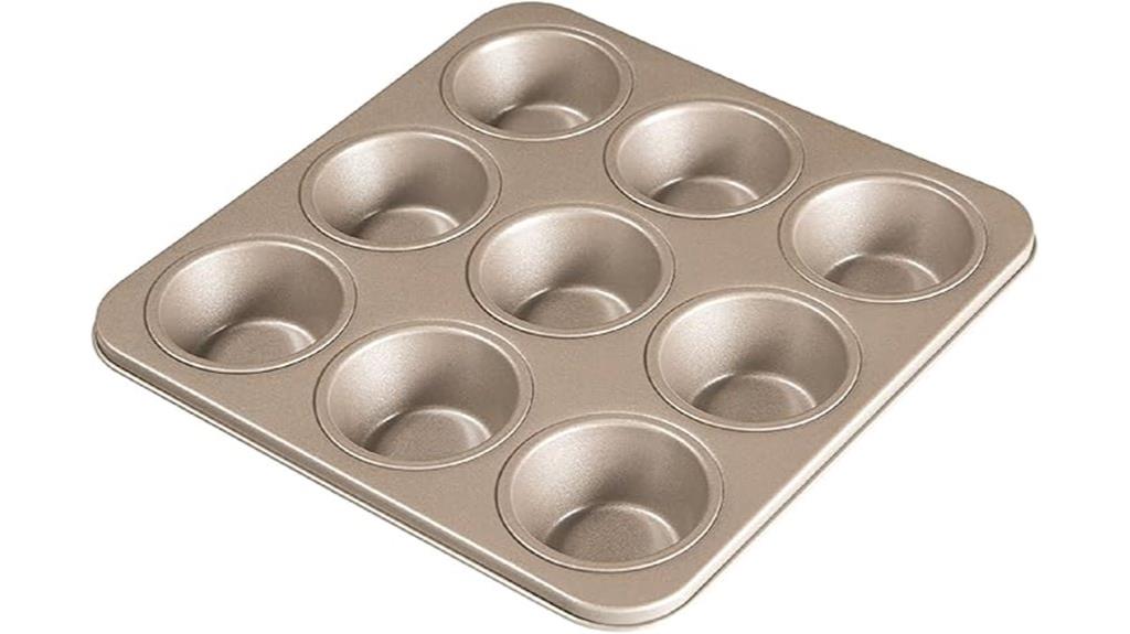 nonstick 9 cup muffin pan