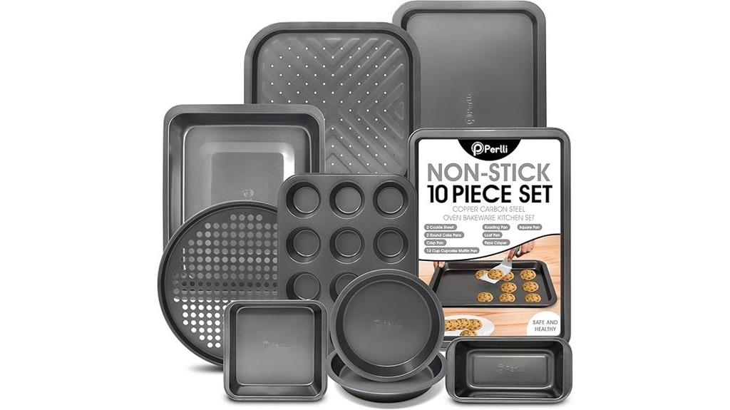 nonstick baking pan set