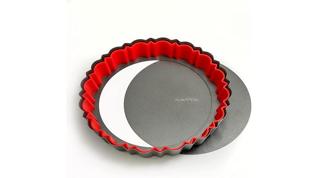 nonstick removable tart pan