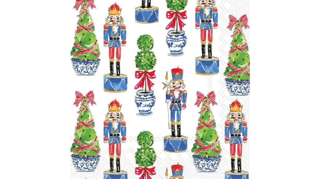 nutcracker themed party napkins