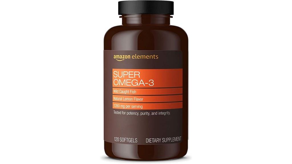 omega 3 with lemon flavor