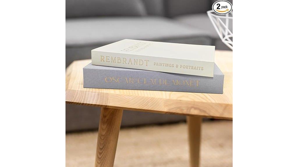 openable linen decorative boxes
