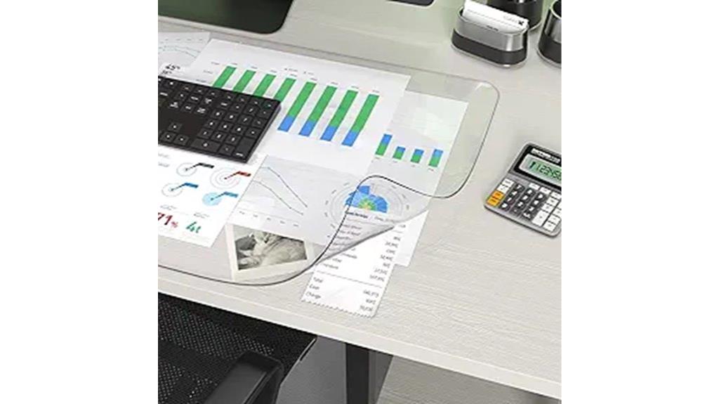 oterri clear desk pad
