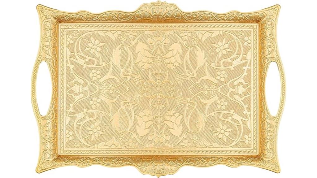 ottoman turkish zamak tray