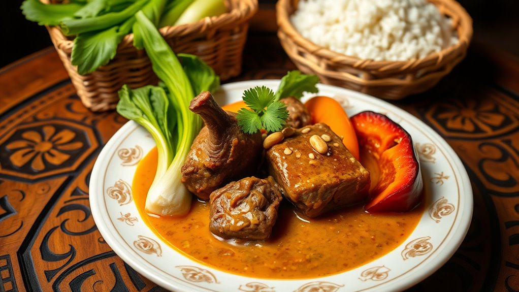 oxtail stew with peanut sauce