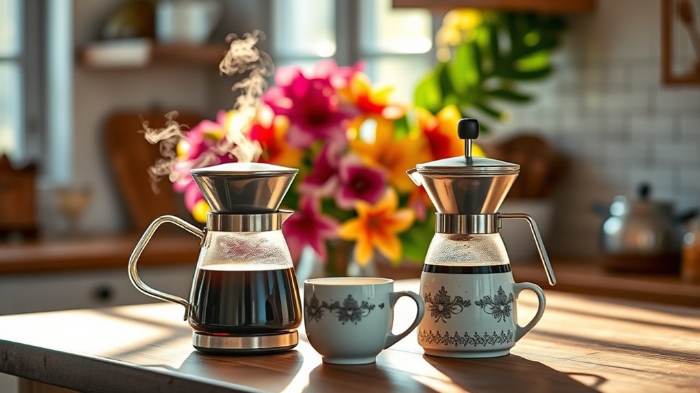 perfect mornings with coffee