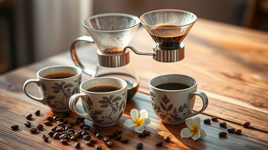 perfect pour over coffee romance
