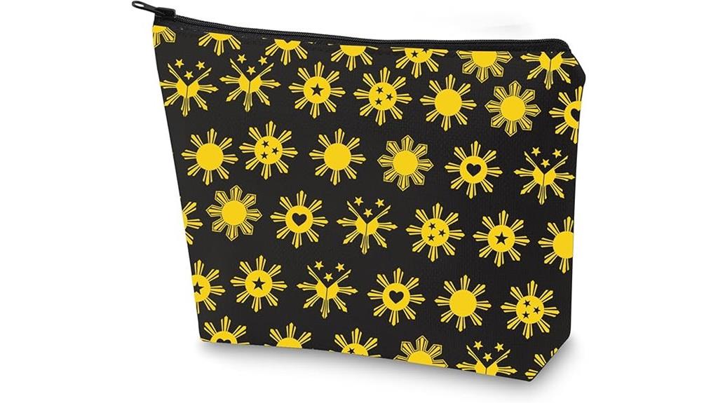 philippine themed travel cosmetic bag
