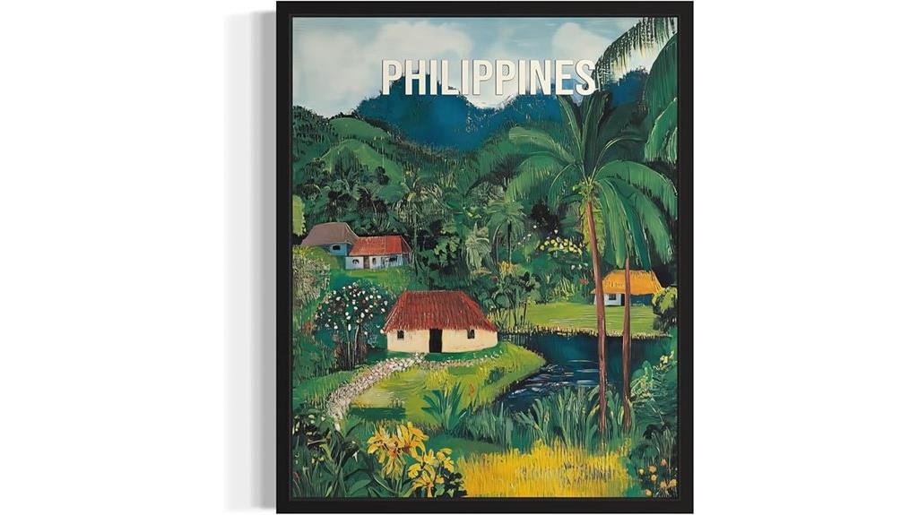 philippines countryside wall art