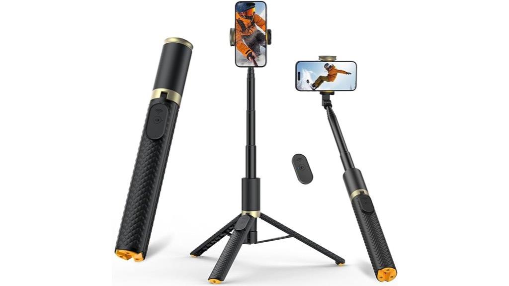 phone tripod and selfie stick