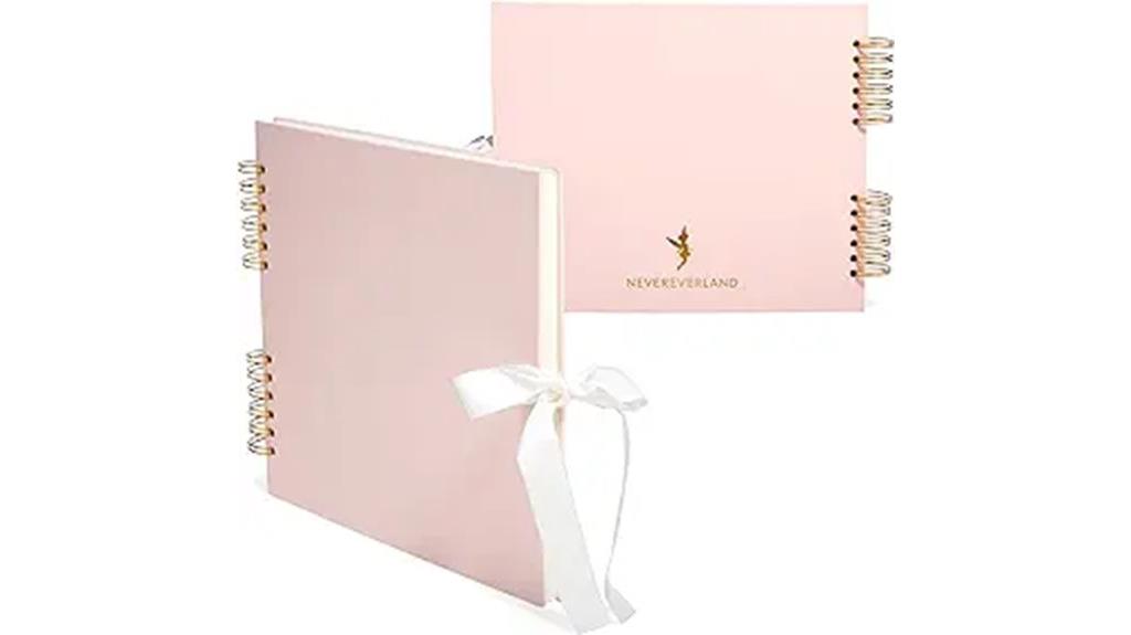 pink scrapbook album