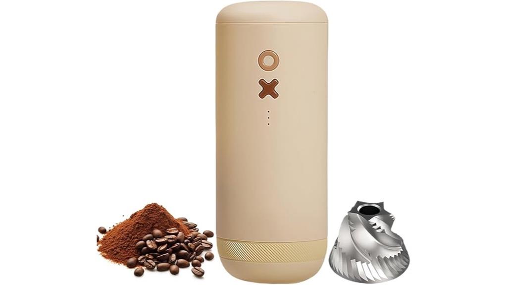 portable adjustable burr grinder