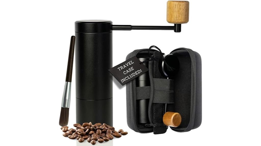 portable coffee grinder set
