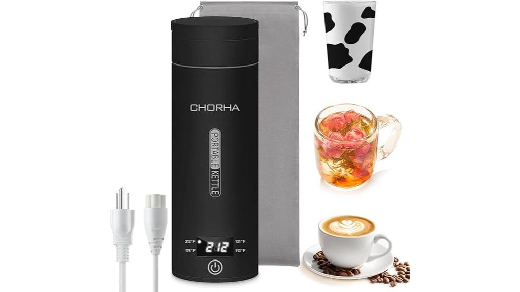 portable electric travel kettle